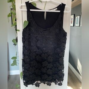 Rickis Tank Blouse - Flower Detailing Sz S